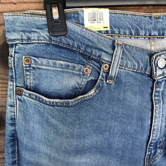 Levi’s Distressed 511 Slim Fit Jeans 36x30 - Picture 9 of 13